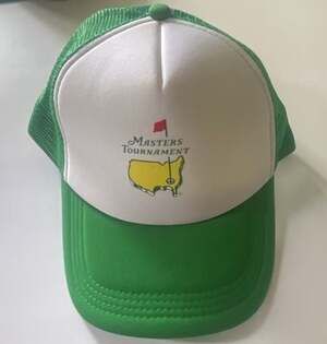 Masters Tournament Green and White Mesh Trucker Snapback Hat
